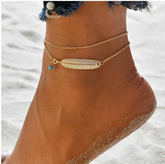 Bohemian Beads Anklets