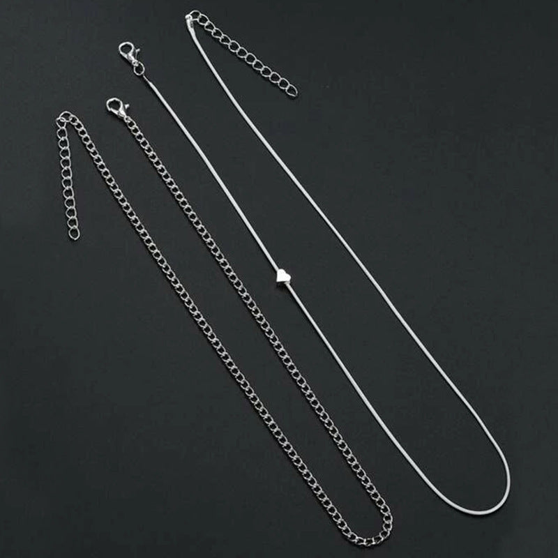 Heart-shaped Multi-layer Anklet