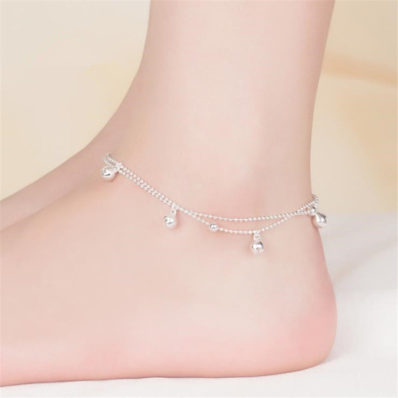 Silver Plated Bell Anklet