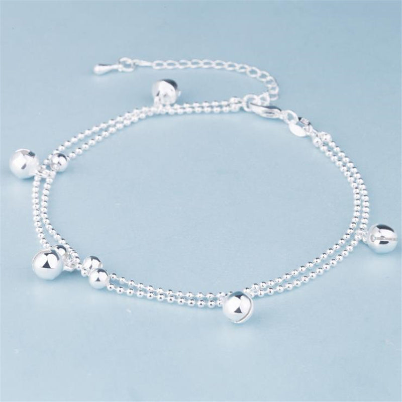 Silver Plated Bell Anklet